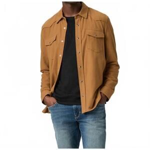 NEW PAIGE chenoga shirt in dried tobacco